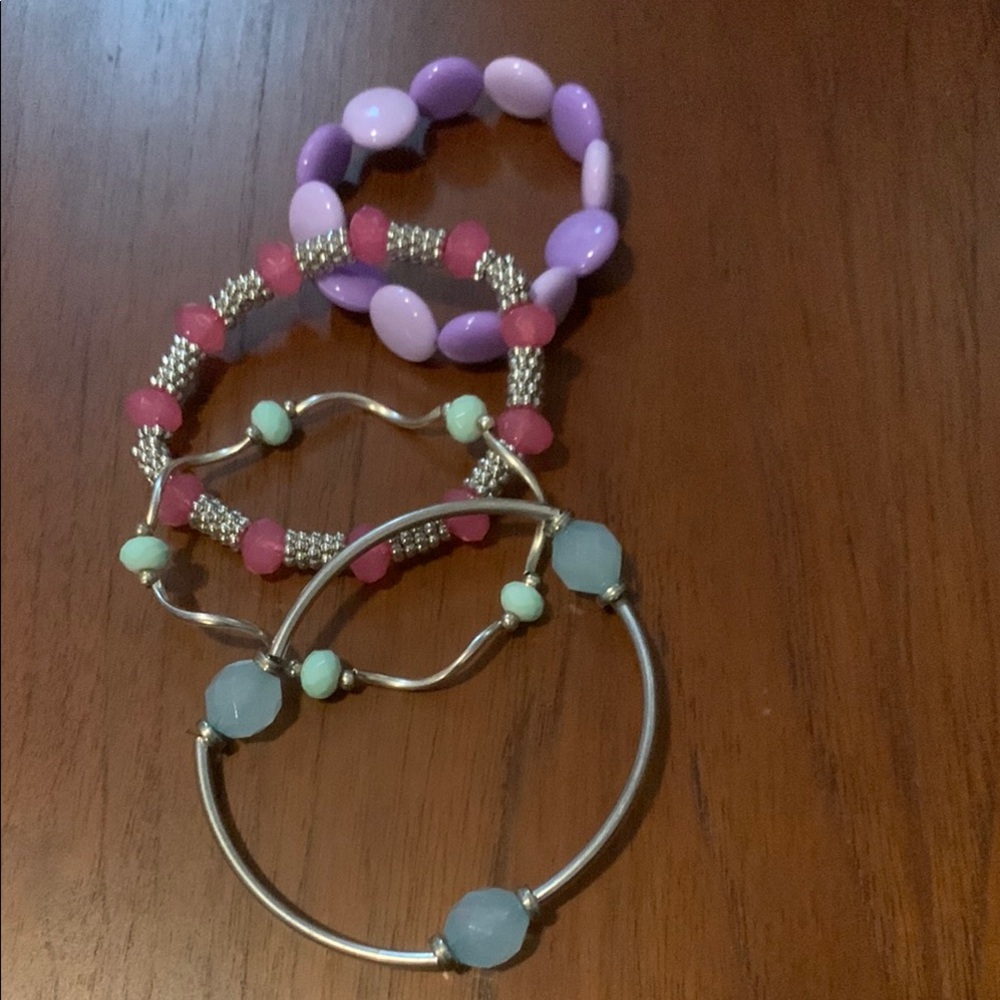 Elegant Multi-Color Bracelet Set